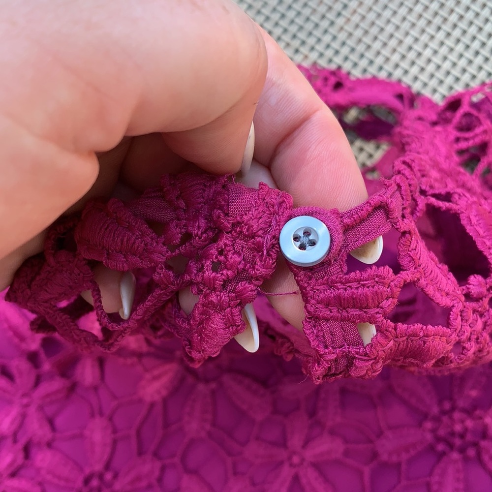 Crochet Floral Dress - Picture 10 of 12